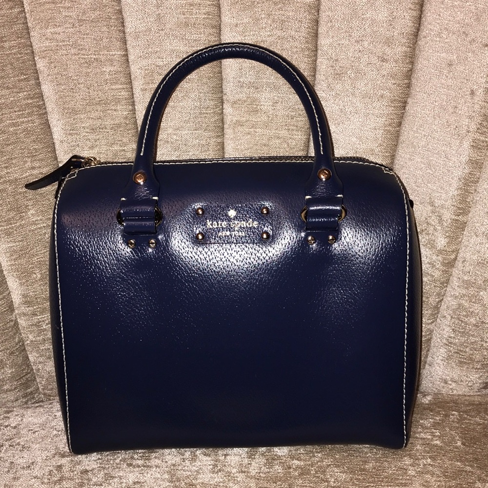 Navy Kate Spade purse.
